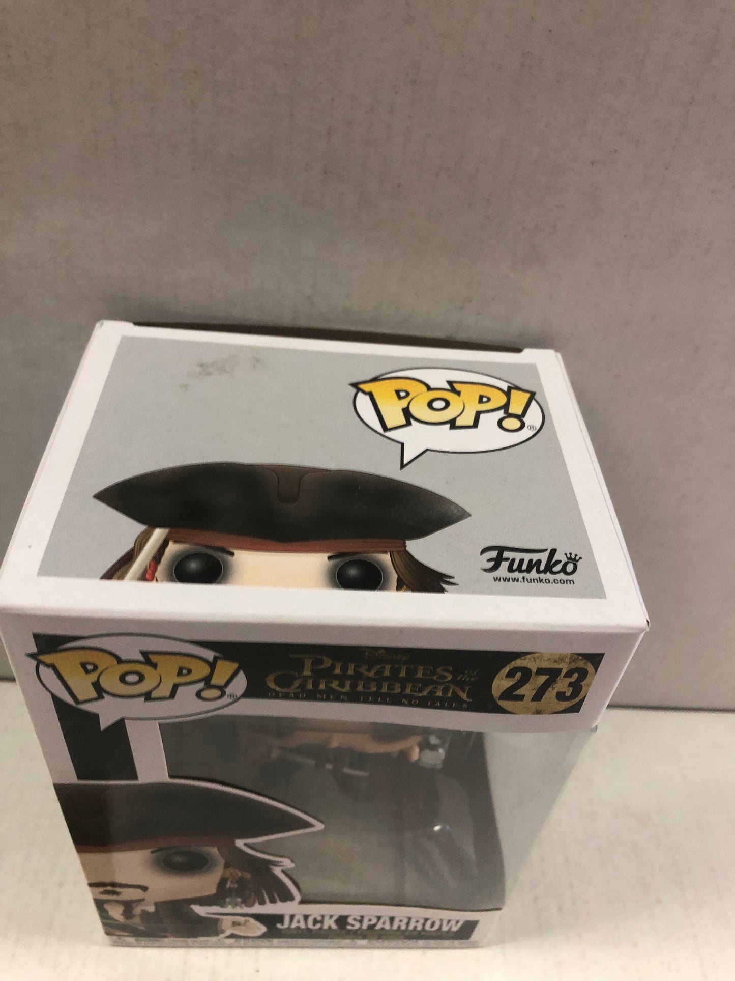 FUNKO POP PIRATES OF THE CARIBBEAN DEAD MEN TELL NO TALE #273 JACK SPARROW GREAT CONDITION