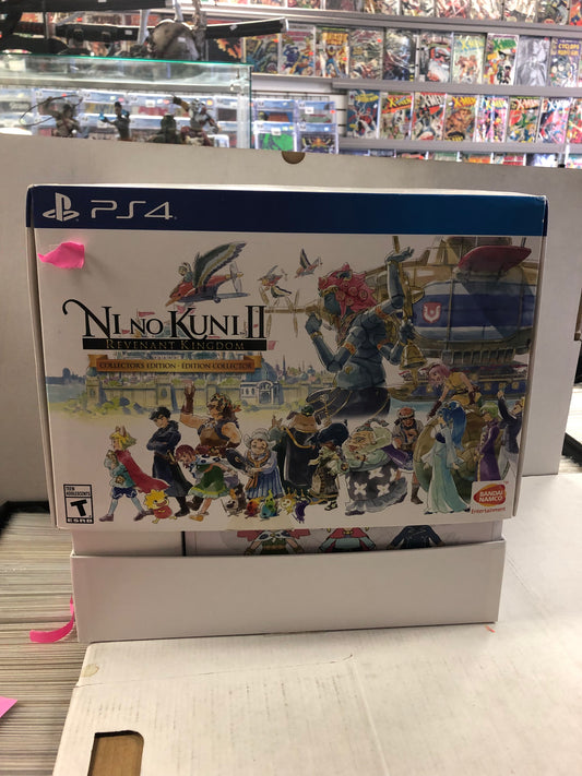 PLAYSTATION 4 NI NO KUNI II REVENANT KINGDOM COLLECTORS EDITION COMPLETE SOME BOX DAMAGE
