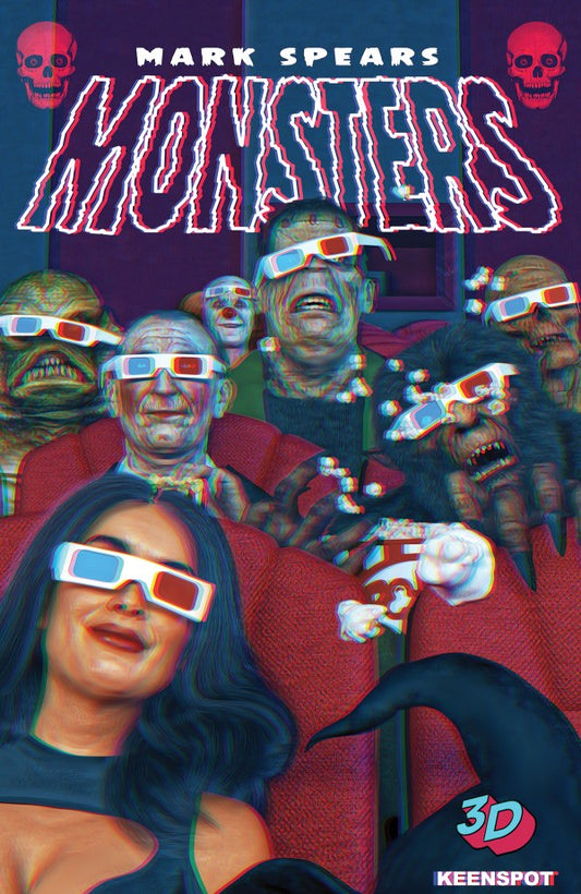 KEENSPOT MARK SPEARS MONSTERS #9 CVR D MARK SPEARS MONSTERS MATINEE 3-D VAR