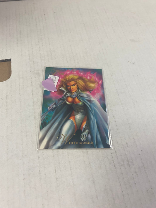 MARVEL FLAIR 1994 WHITE QUEEN GREAT CONDITION