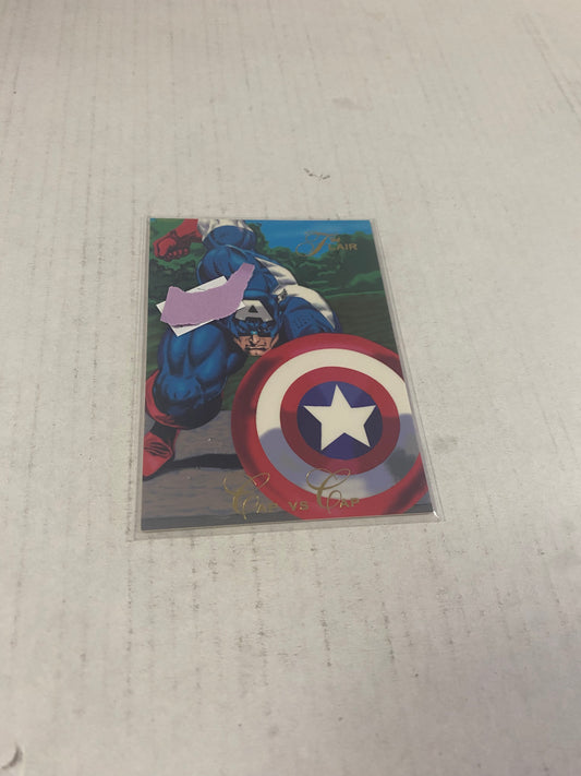 MARVEL FLAIR 1994 CAP VS CAP GREAT CONDITION