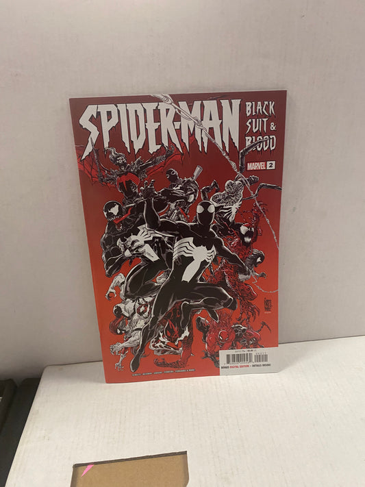 MARVEL COMICS SPIDER-MAN BLACK SUIT AND BLOOD  2