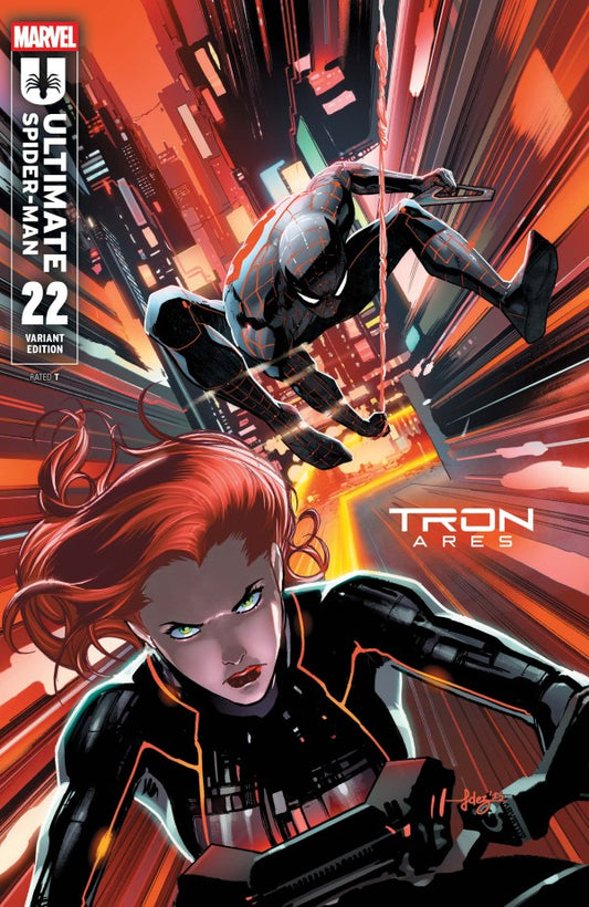 MARVEL COMICS ULTIMATE SPIDERMAN #22 TRON VARIANT