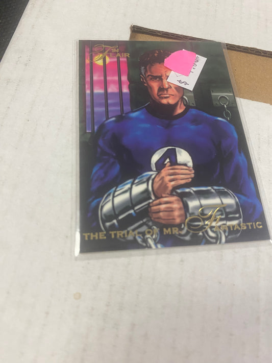 MARVEL FLAIR 94 THE TRIAL OF MR FANTASTIC GOOD CONDITION
