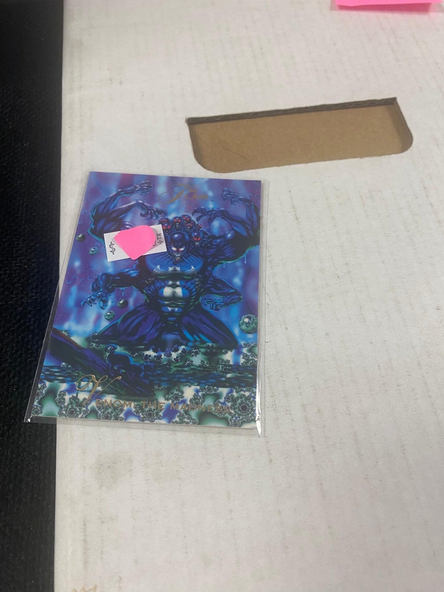 MARVEL FLAIR 94 VENOM THE MADNESS OKAY CONDITION