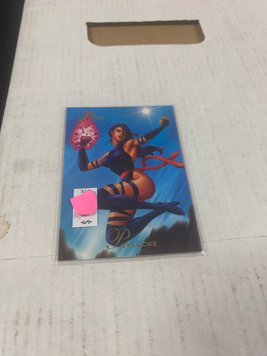 MARVEL FLAIR 94 PSYLOCKE  DECENT CONDITION