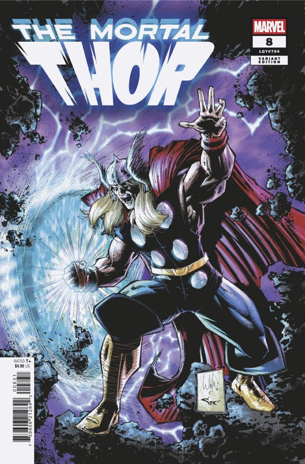 MARVEL COMICS MORTAL THOR #8 WHILCE PORTACIO VARIANT