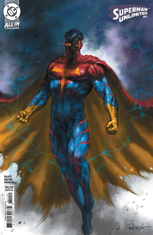 DC COMICS SUPERMAN UNLIMITED #11 CVR D LUCIO PARRILLO CARD STOCK VAR