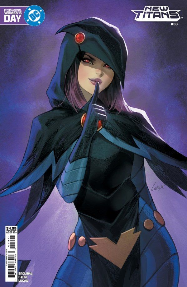 DC COMICS NEW TITANS #33 CVR D LESLEY LEIRIX LI INTERNATIONAL WOMEN’S DAY CARD STOCK VAR