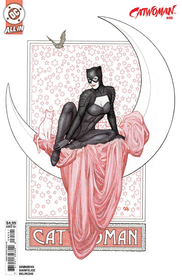 DC COMICS CATWOMAN #85 CVR B FRANK CHO CARD STOCK VAR