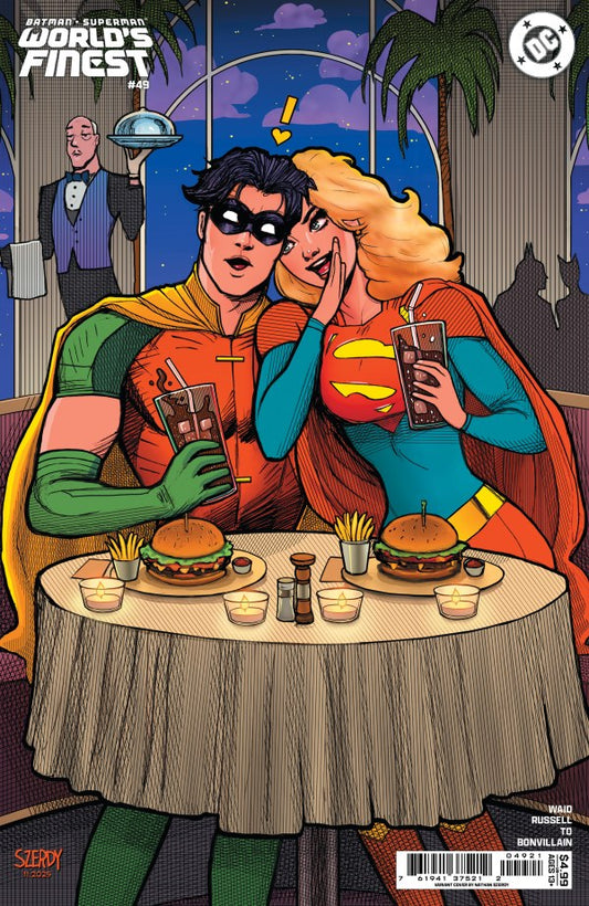 DC COMICS BATMAN SUPERMAN WORLDS FINEST #49 CVR B NATHAN SZERDY CARD STOCK VAR