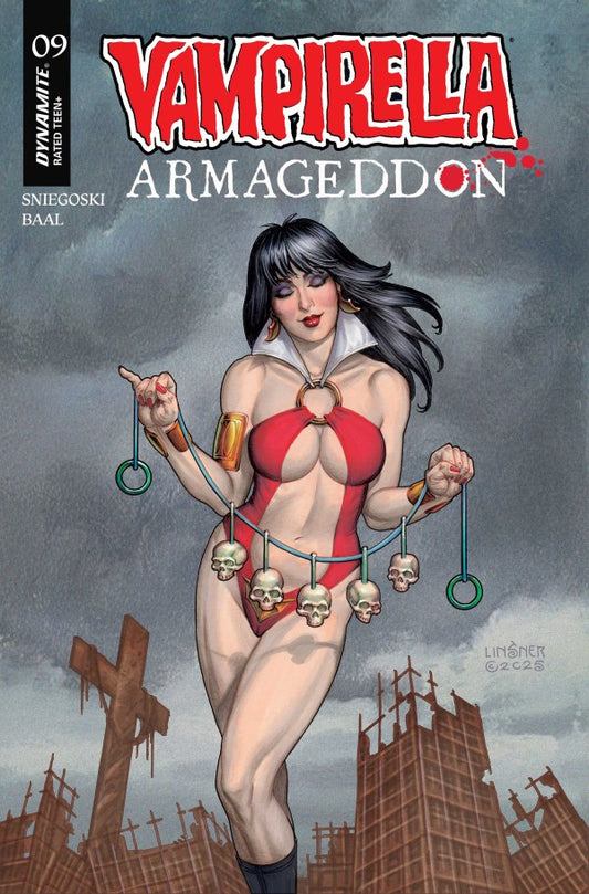 DYNAMITE VAMPIRELLA ARMAGEDDON #9 CVR C JOSEPH MICHAEL LINSNER VAR