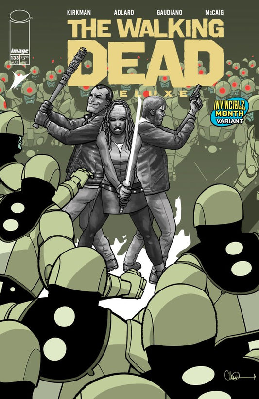 IMAGE COMICS WALKING DEAD DELUXE #133 CVR E DAVID FINCH & DAVE MCCAIG INVINCIBLE TEAM UP VAR (MR)