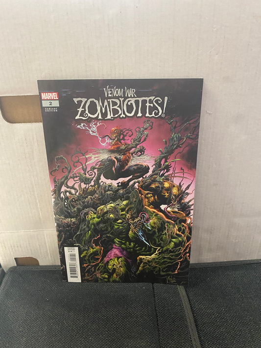 MARVEL COMICS VENOM WAR ZOMBIOTES 2 VARIANT B