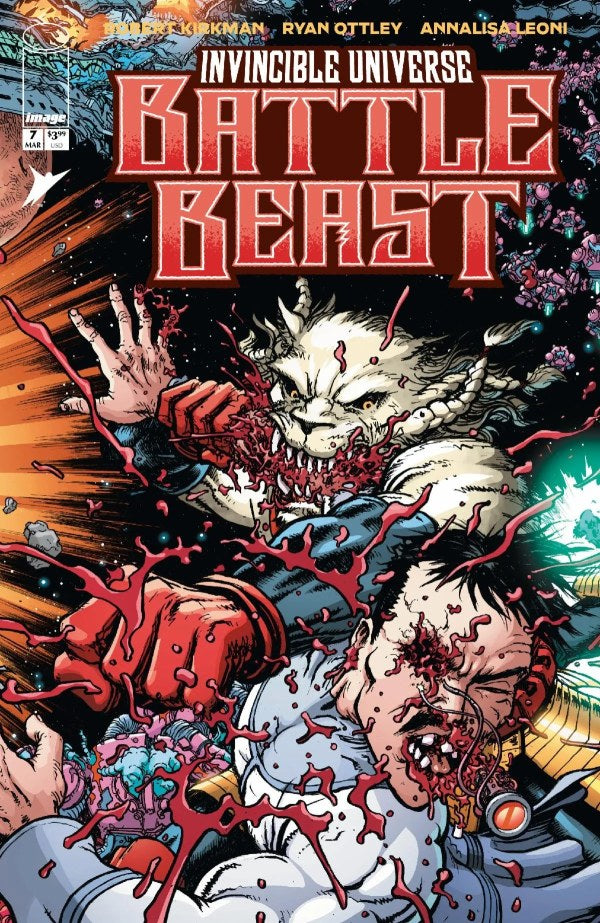 IMAGE COMICS INVINCIBLE UNIVERSE BATTLE BEAST #7 CVR C INC 1:10 CHRIS BURNHAM & BRIAN REBER VAR
