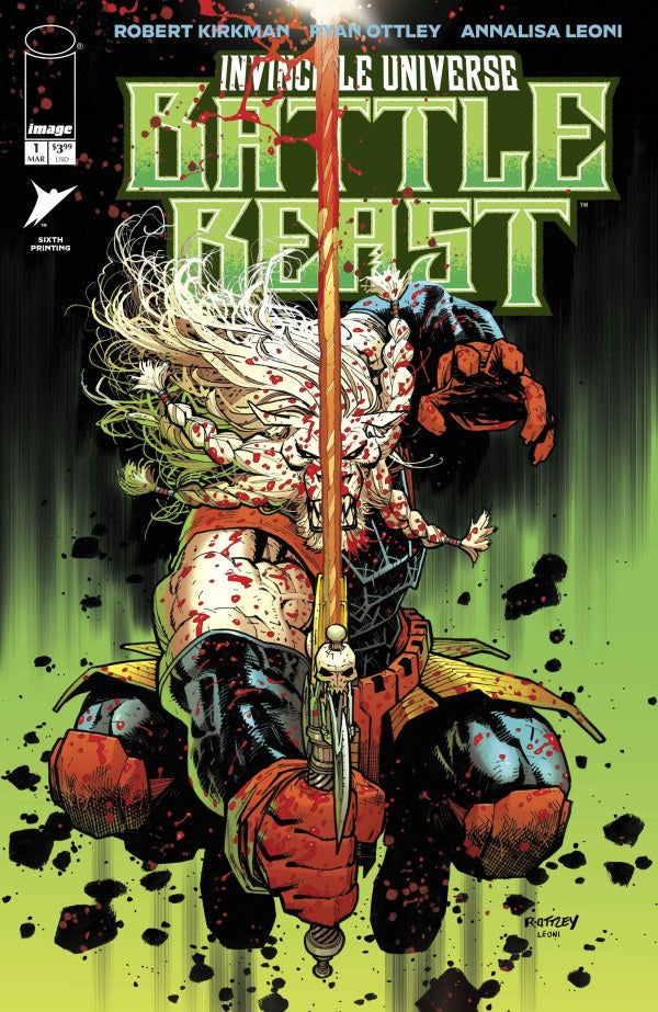 IMAGE COMICS INVINCIBLE UNIVERSE BATTLE BEAST #1 6TH PTG