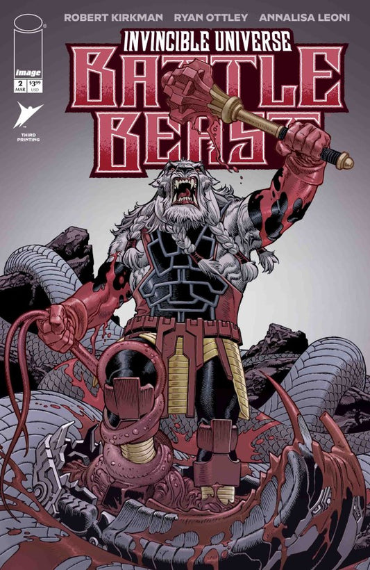 IMAGE COMICS INVINCIBLE UNIVERSE BATTLE BEAST #2 3RD PTG
