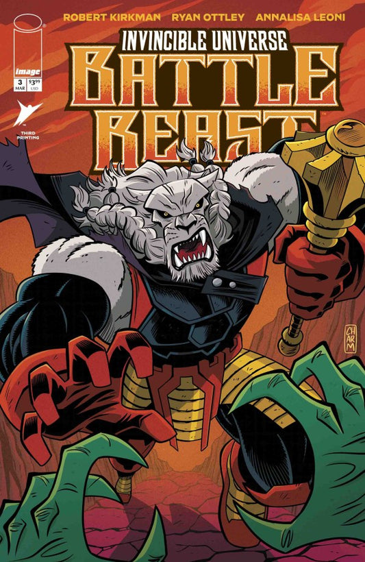 IMAGE COMICS INVINCIBLE UNIVERSE BATTLE BEAST #3 3RD PTG