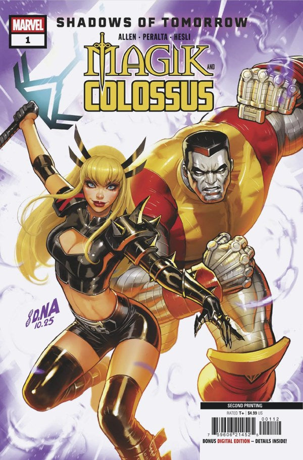 MARVEL COMICS MAGIK & COLOSSUS #1 DAVID NAKAYAMA 2ND PRINTING VARIANT