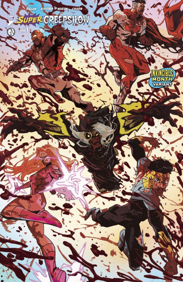 image comics SUPER CREEPSHOW #1 (OF 5) CVR E ROSSI GIFFORD INVINCIBLE TEAM UP VAR (MR)