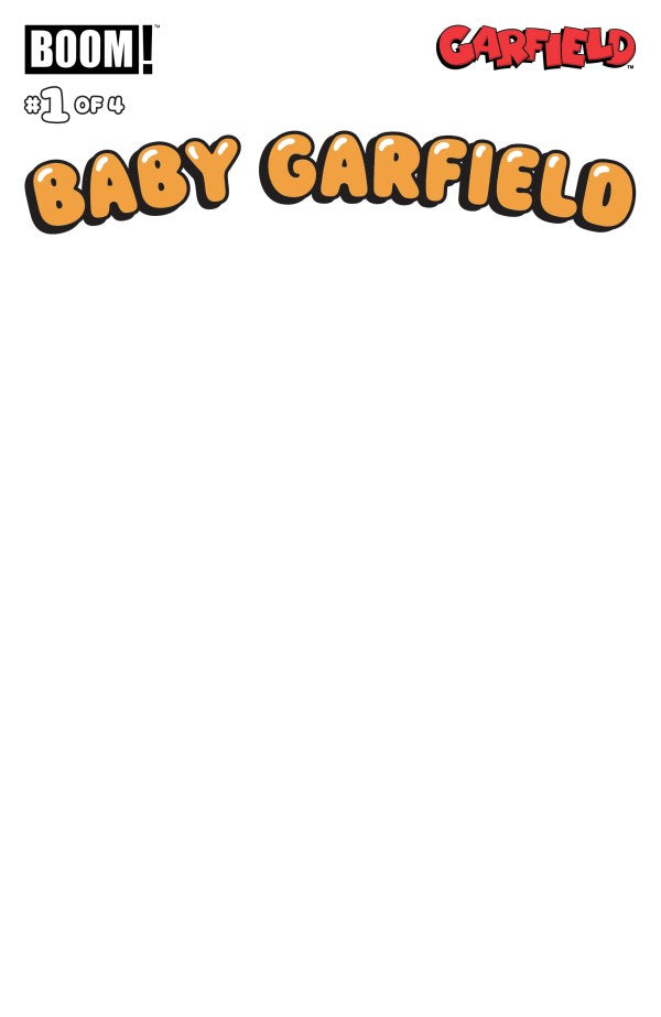 BOOM STUDIOS Baby Garfield #1 C Blank Sketch Variant (Dresed, Sketch)