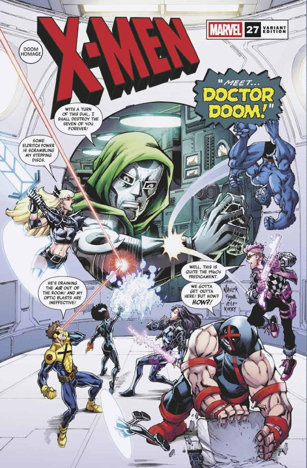 MARVEL COMICS X-MEN #27 TODD NAUCK DOOM HOMAGE VARIANT