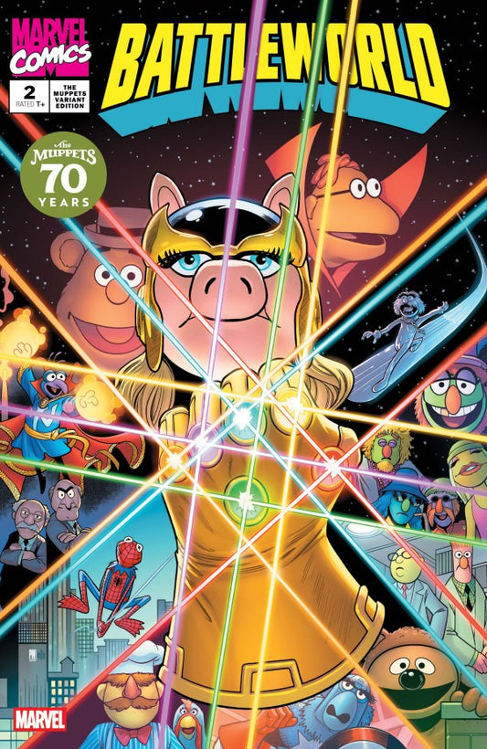 MARVEL COMICS BATTLEWORLD #2 MUPPETS COVER 1026