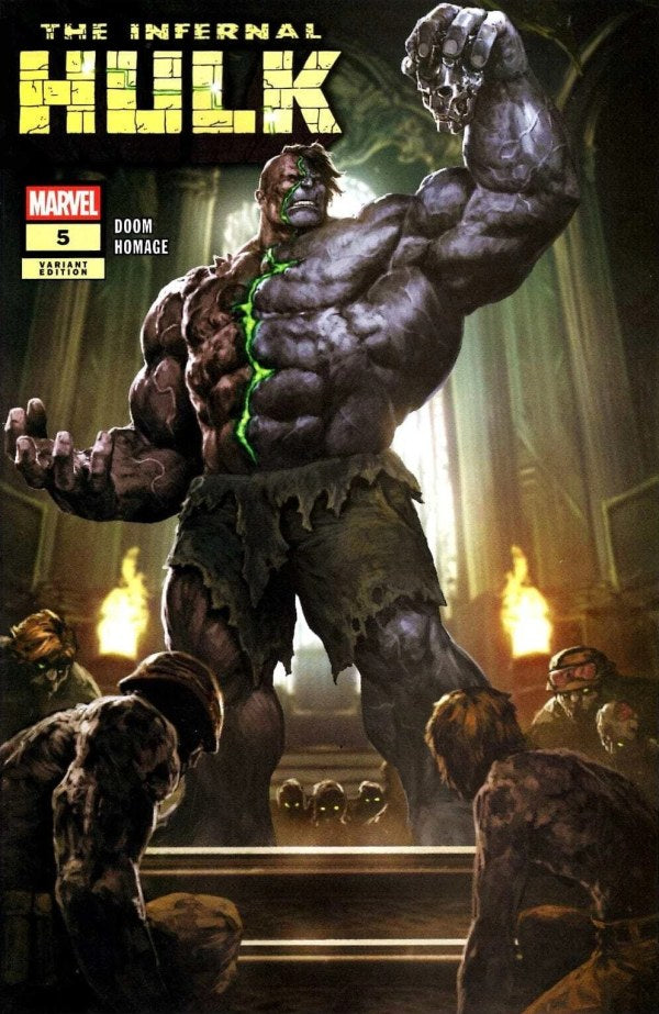 MARVEL COMICS INFERNAL HULK #5 SKAN DOOM HOMAGE VARIANT