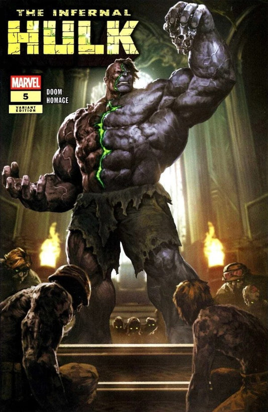 MARVEL COMICS INFERNAL HULK #5 SKAN DOOM HOMAGE VARIANT