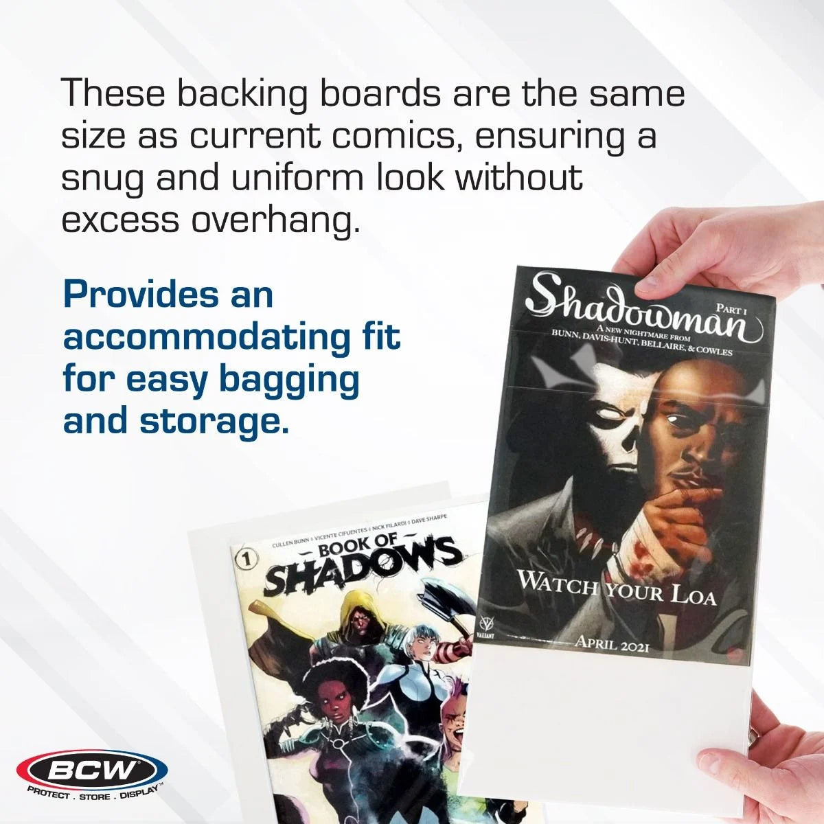BCW COMIC BOOK BOARDS 24PT MODERN/CURRENT 100 PCS
