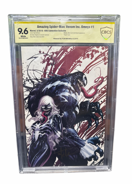 MARVEL COMICS CBCS SIGNATURE SERIES MARVEL COMICS AMAZING SPIDER-MAN VENOM INC OMEGA #1