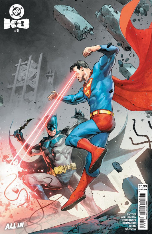 DC K.O. #5 (OF 5) CVR D JEROME OPENA CARD STOCK VAR Free Replacement