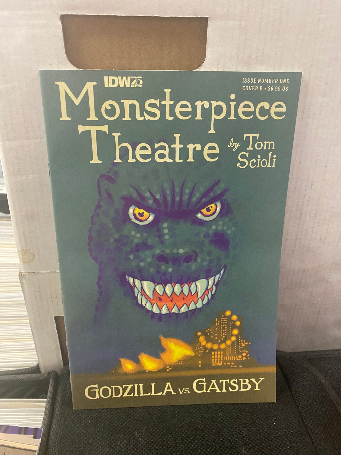 IDW PUBLISHING MONSTERPIECE THEATER GODZILLA #1 COVER B