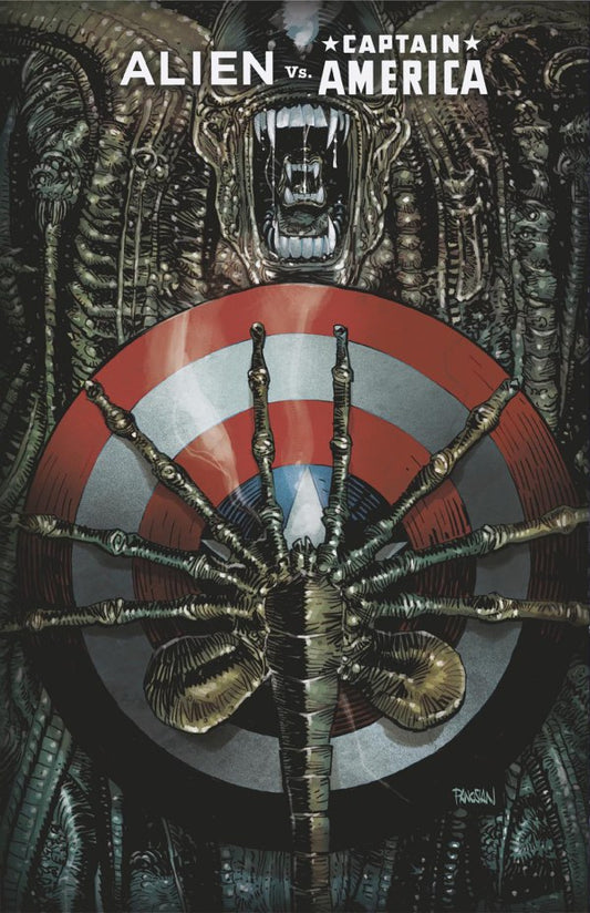MARVEL COMICS ALIEN VS CAPTAIN AMERICA #1 FOIL VARIANT
