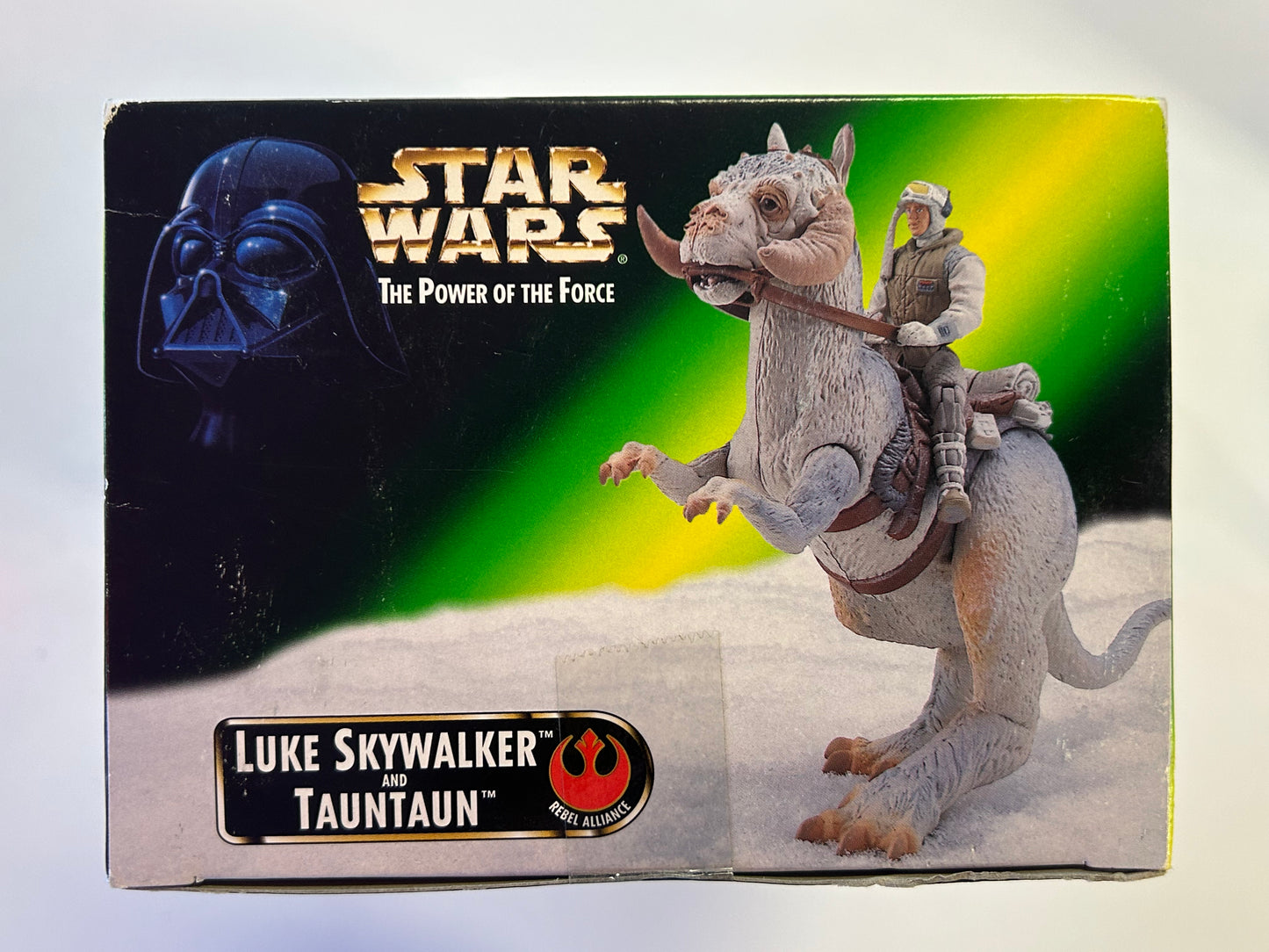 KENNER STAR WARS THE POWER OF THE FORCE LUKE SKYWALKER AND TAUNTAUN (1997) NEW IN BOX NEAR MINT