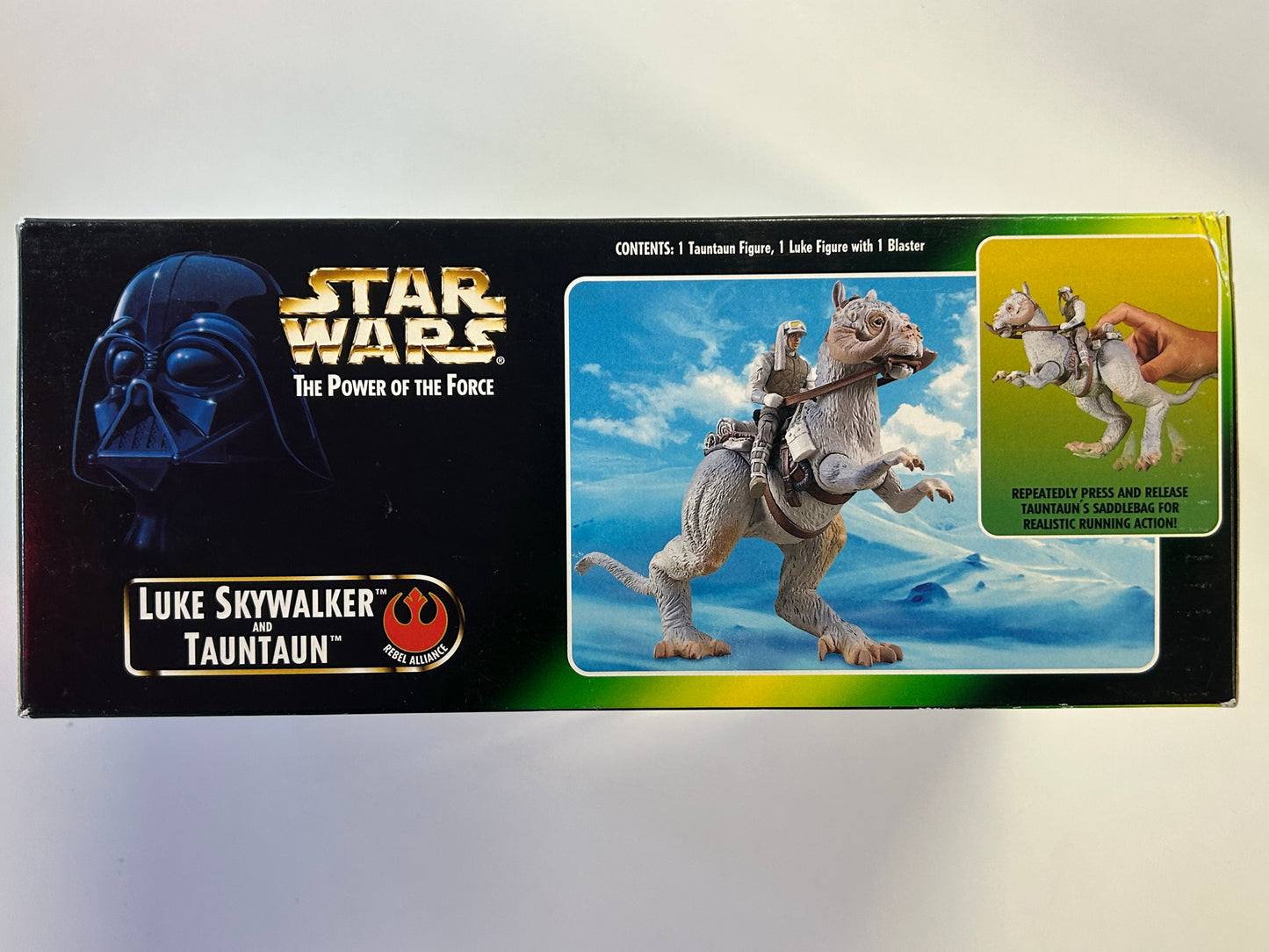 KENNER STAR WARS THE POWER OF THE FORCE LUKE SKYWALKER AND TAUNTAUN (1997) NEW IN BOX NEAR MINT