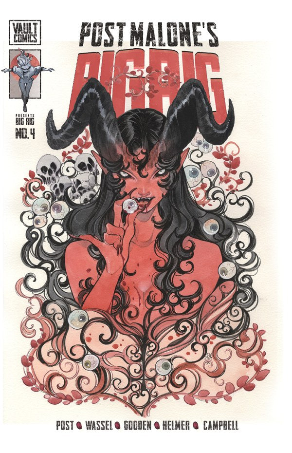 VAULT COMICS POST MALONES BIG RIG #4 10/25 PEACH MOMOKO VARIANT