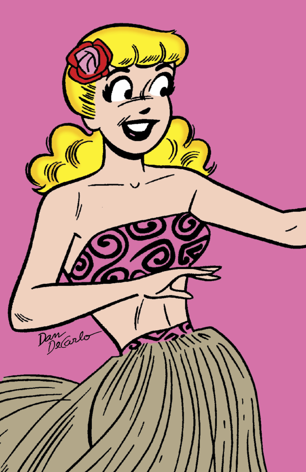 ARCHIE COMICS 85TH ANNIVERSARY PRESENTS BETTY & VERONICA PIN UP SPECIAL #1 (ONE SHOT) CVR D DAN DECARLO FOIL BETTY VAR