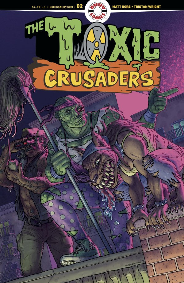 AHOY COMICS TOXIC CRUSADER #1 TRADING CARD VARIANT