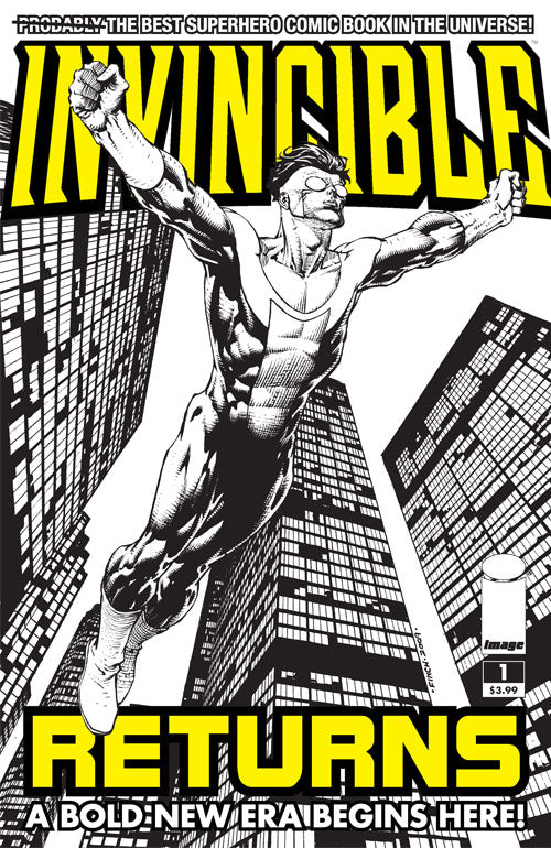 IMAGE COMICS INVINCIBLE RETURNS FACSIMILE EDITION #1 CVR A DAVID FINCH & FCO PLASCENCIA
