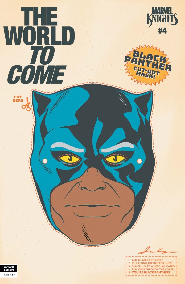 MARVEL COMICS MARVEL KNIGHTS THE WORLD TO COME #4 1025 HALLOWEEN MASK