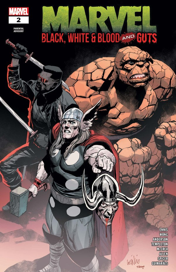 MARVEL COMICS BLACK WHITE & BLOOD AND GUTS #2 1025
