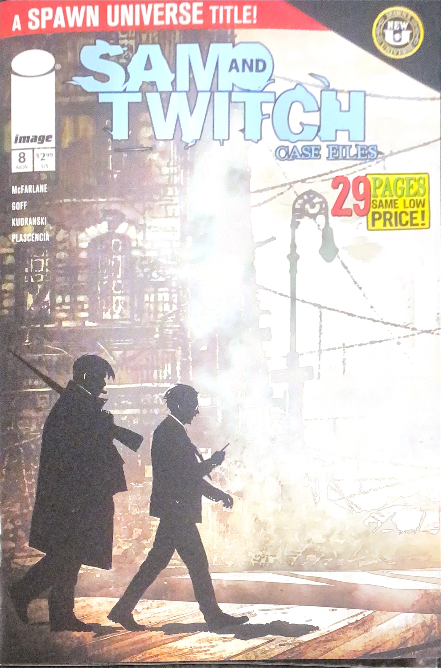 IMAGE COMICS SAM AND TWITCH CASE FILES #8 COVER B