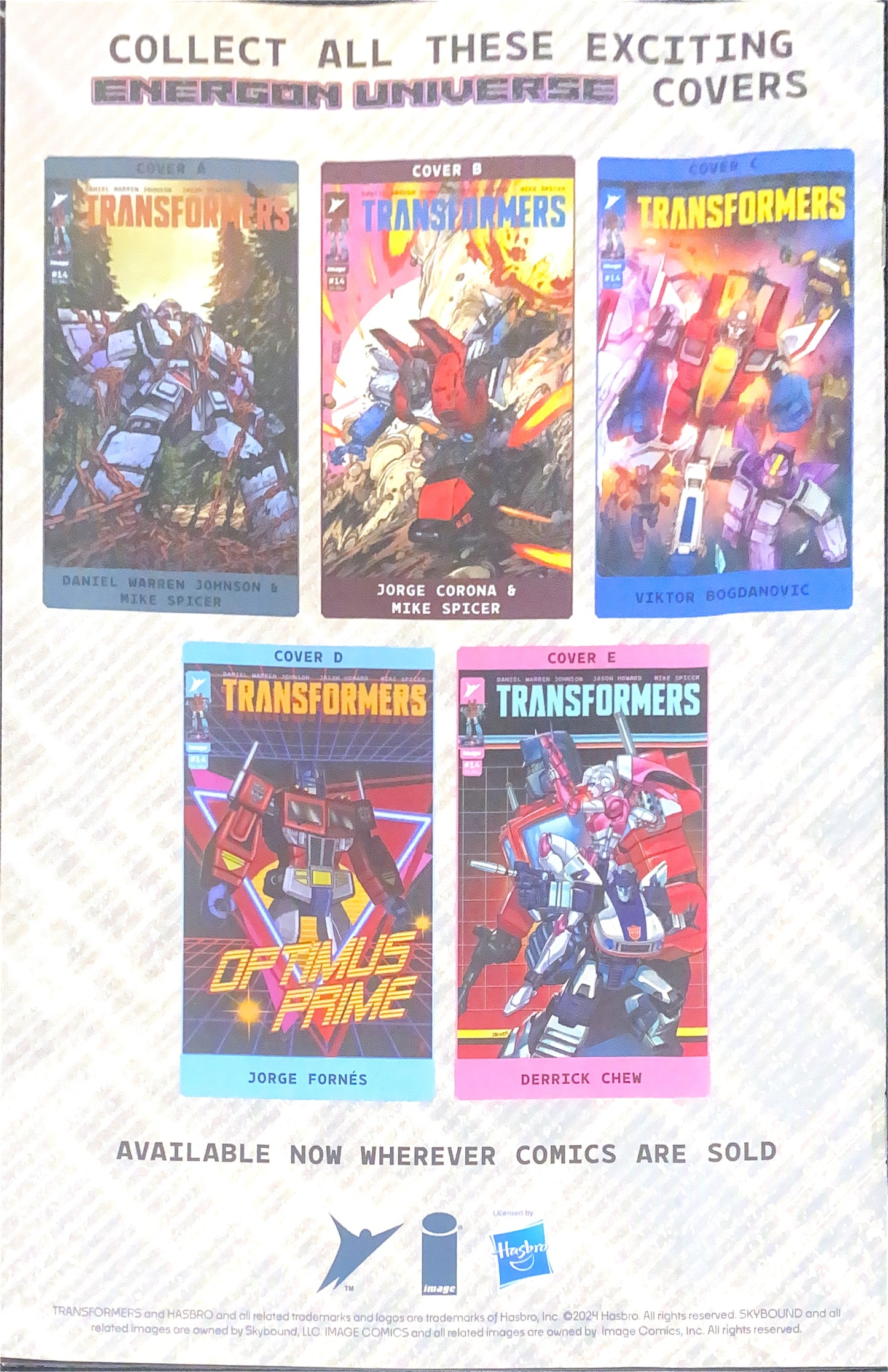 IMAGE COMICS TRANSFORMERS #14