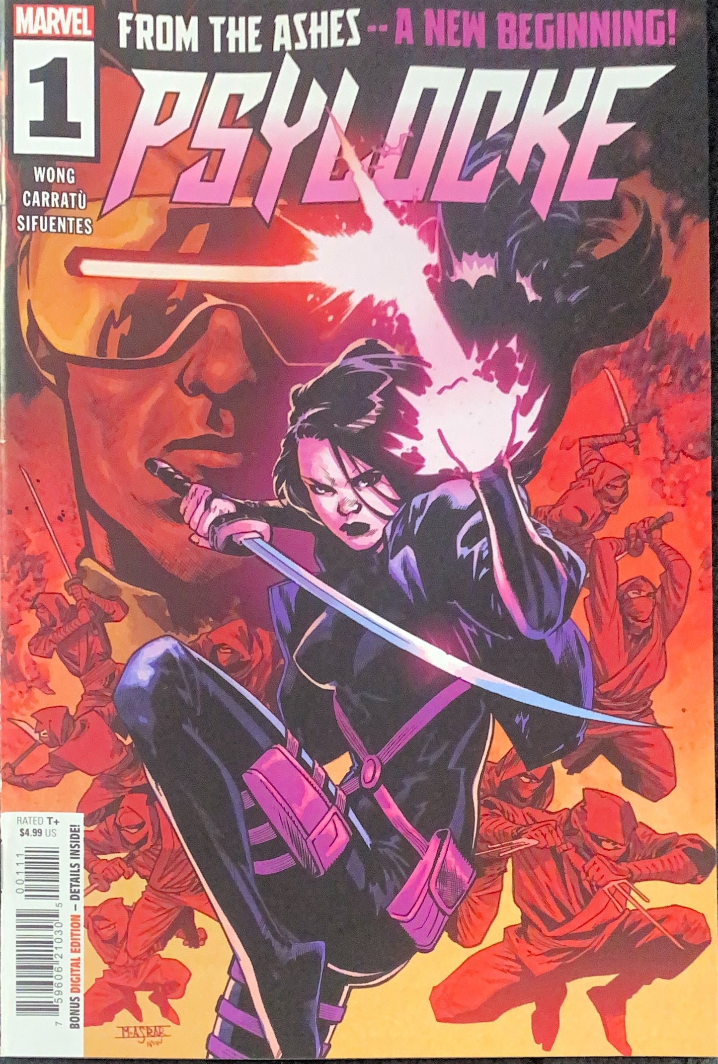 MARVEL COMICS PSYLOCKE #1
