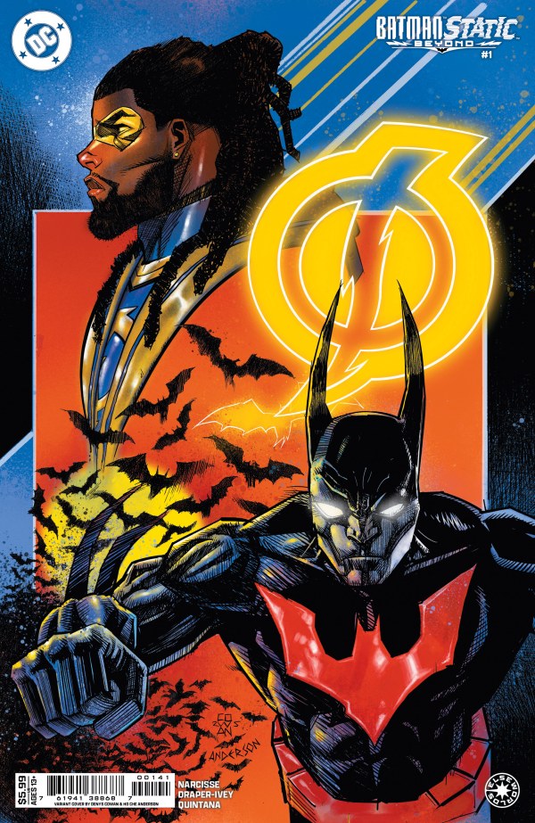 DC COMICS BATMAN STATIC BEYOND #1 FOIL 1025 CVR E