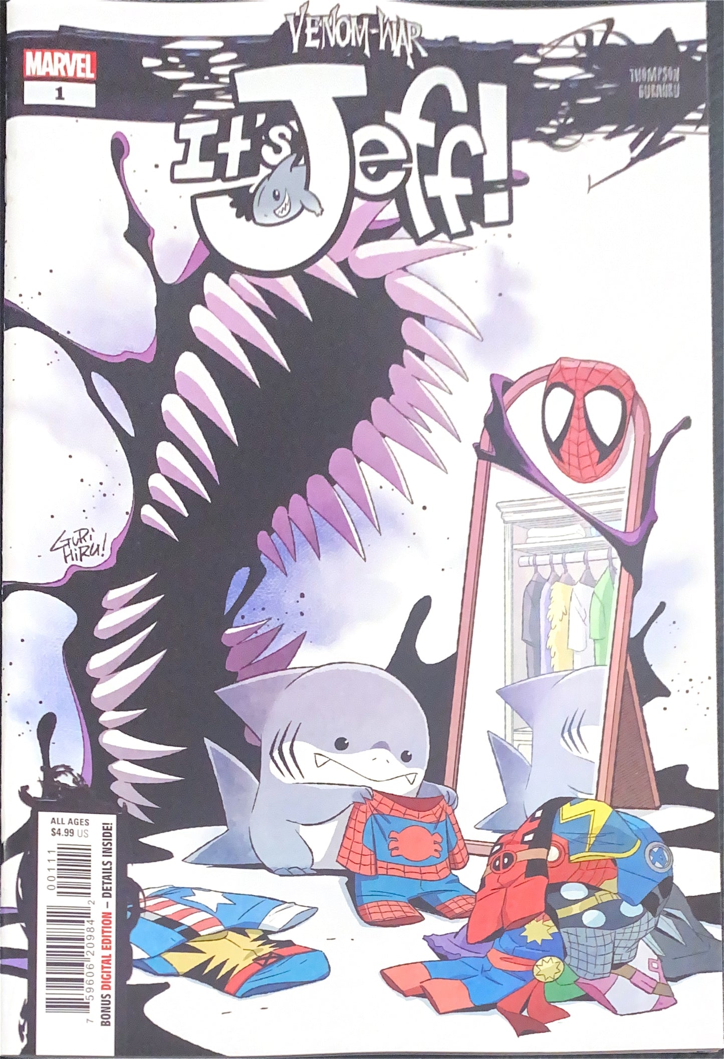 MARVEL COMICS VENOM WAR ITS JEFF #1