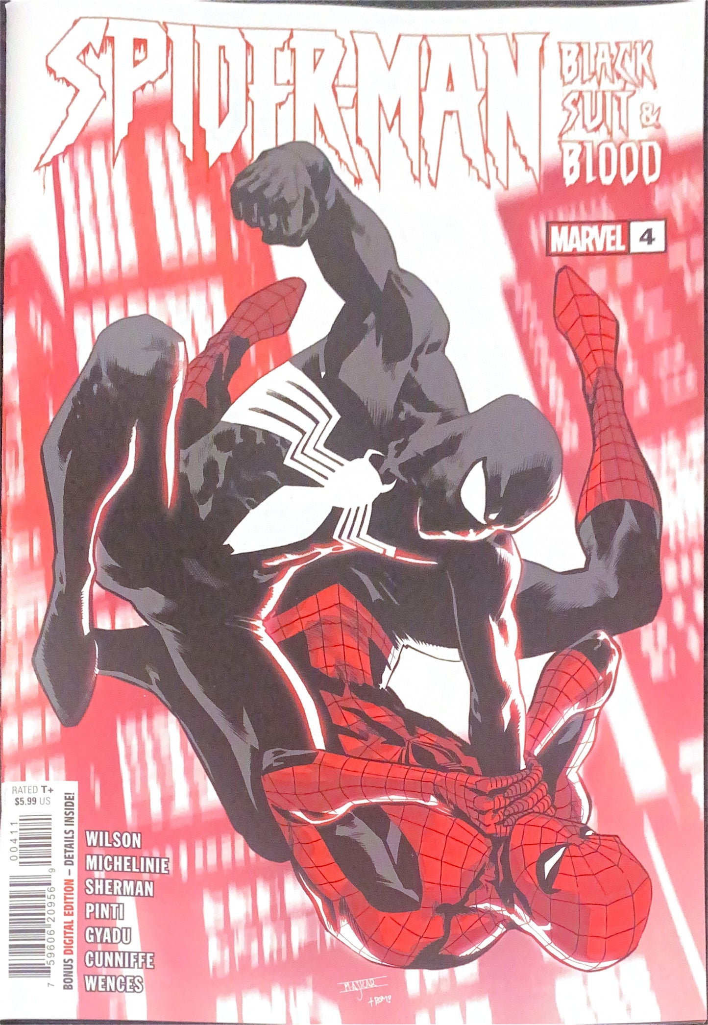 MARVEL COMICS SPIDER-MAN BLACK SUIT AND BLOOD #4