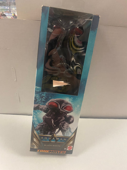 MATTEL AQUA-MAN BLACK MANTA ACTION FIGURE (2018)
