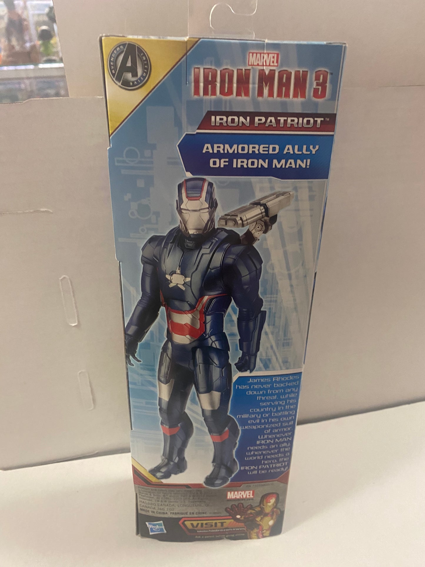 HASBRO IRON MAN 3 IRON PATRIOT TITAN HERO SERIES